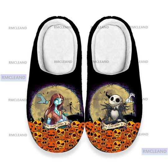 The Nightmare Before Christmas 3D All Over Print Slipper, Indoor Slipper, Winter Slipper, Christmas Slippers