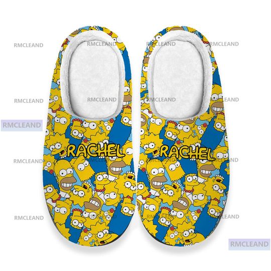 The Simpsons 3D All Over Print Slipper, The Simpsons Indoor Slipper, Christmas Slippers, Winter Slippers