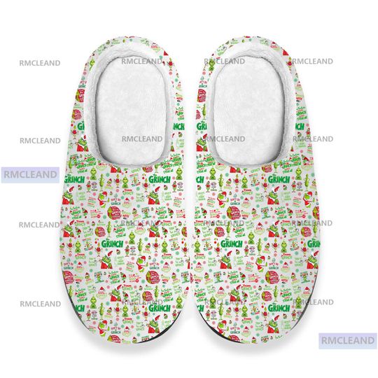 funny character Christmas 3D All Over Print Slipper, funny character Indoor Slipper, Christmas Slipper, Winter Slipper