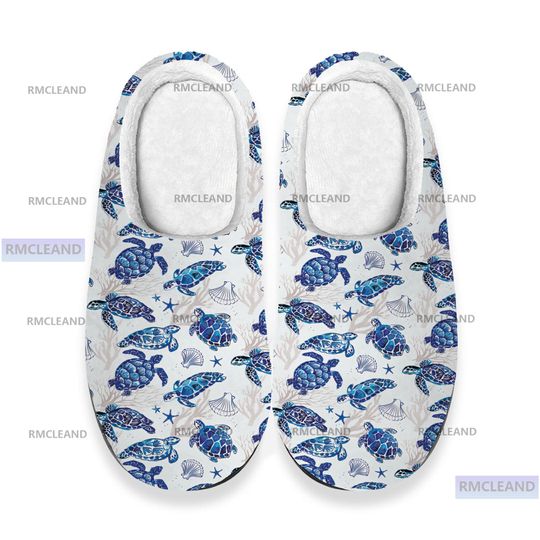Discover Turtle 3D All Over Print Slipper, Turtle Indoor Slipper, Christmas Slipper, Winter Slipper, Home Slipper