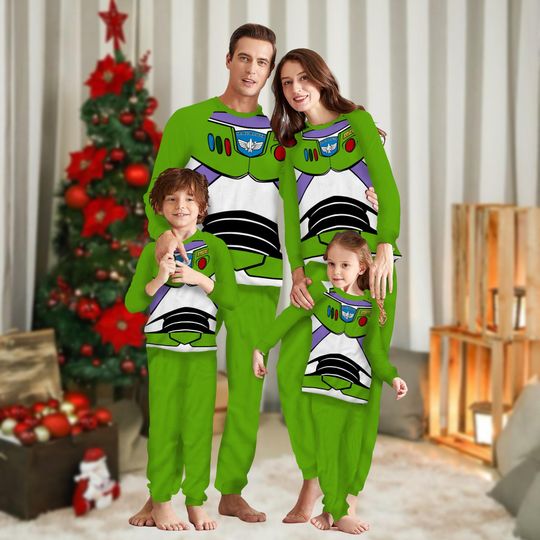 Discover Buzz Lightyear Family Pajamas Set, Toy Story Matching Costume PJs for Christmas Party, Disney Family Shirt, Xmas Vacations 2025 Gifts