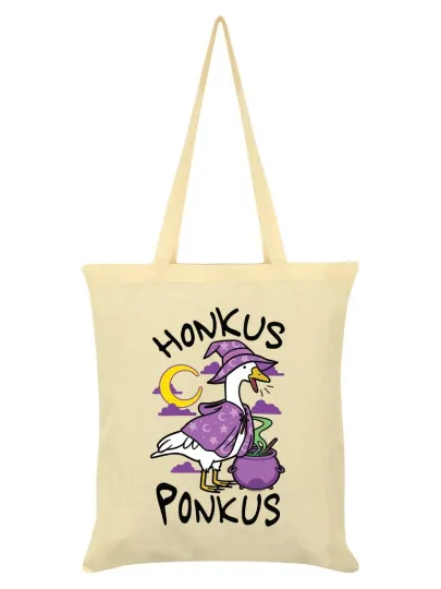 Discover Silly Goose Honkus Ponkus Cream Tote Bag
