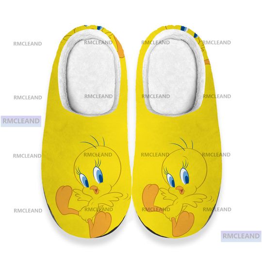 Tweety Bird 3D All Over Print Slipper, Tweety Bird Indoor Slipper, Winter Slipper, Christmas Slippers