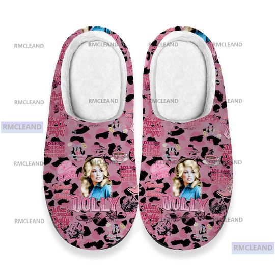 Discover Dolly Parton 3D All Over Print Slipper, Dolly Parton Indoor Slipper, Winter Slipper, Christmas Slippers