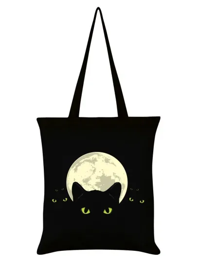 Discover Tote Bag Bright Eyes Black 38 x 42cm