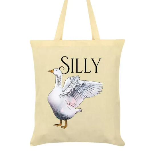 Discover Silly Goose Cream Tote Bag