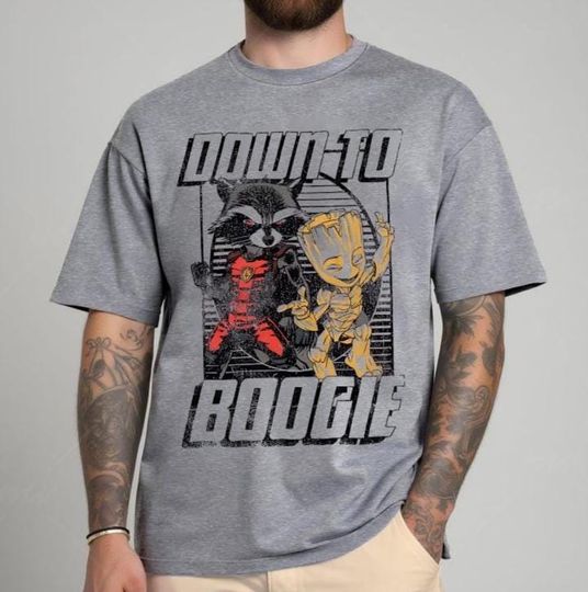 Marvel Guardians of the Galaxy Rocket Raccoon Groot T-Shirt, Disneyland Family Matching Shirt, Marvel Holiday Gift, Marvel Super Hero Shirt