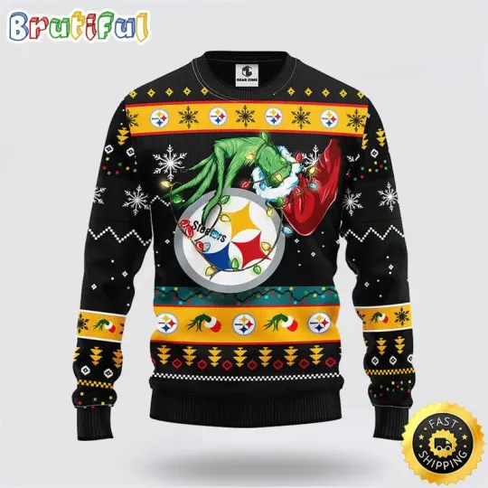 Discover FL Pittsburgh Ugly Sweater The Hand Of funny character Ugly Christmas Sweater