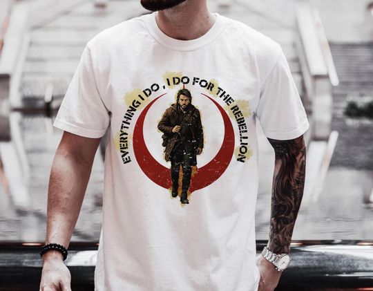 Discover Star Wars Cassian Andor Rebellion T-Shirt, Disney Hollywood Studios, May The 4th Be With You, Galaxy's Edge