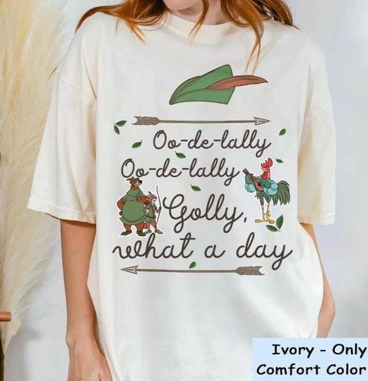 Discover Disney Robin Hood Oo- De Lally Alan A Dale Little John T-Shirt, Robin Hood Retro Shirt, Disneyland Family Matching Shirt, Magic Kingdom Tee