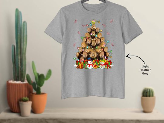 Discover Lion Christmas Tree T-Shirt