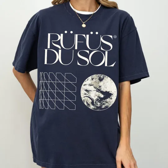 Discover Rufus Du Sol Tour 2025 Music T-Shirt for Fans