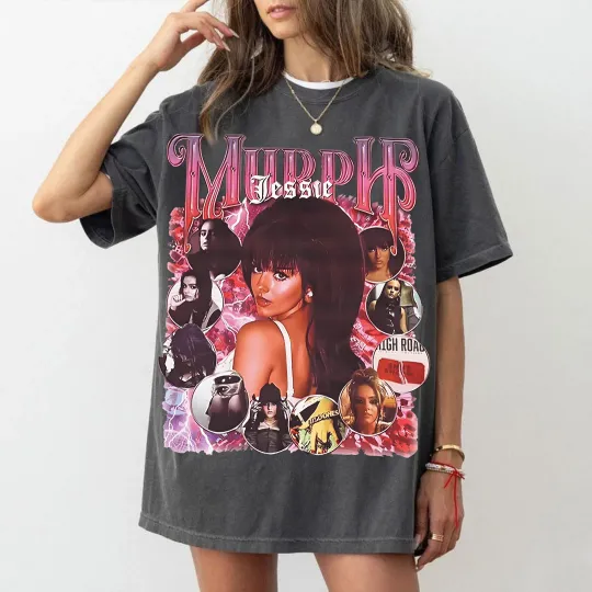 Discover Jessie Murph Concert Tour 2025 Graphic T-Shirt Vintage Music Band Tee