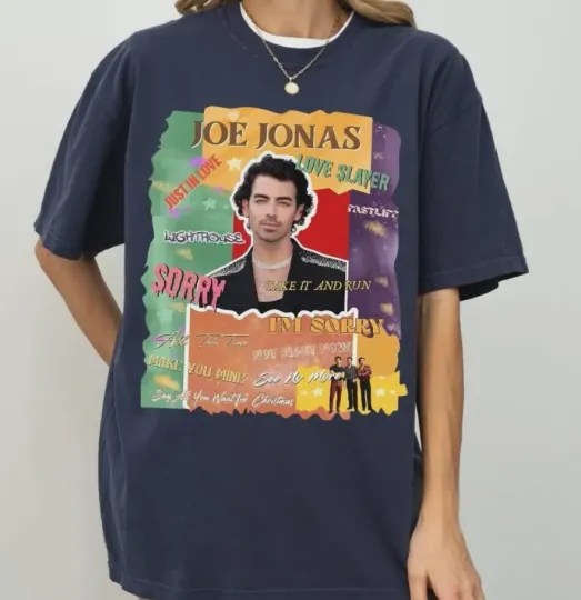 Vintage Joe Jonas Joecation Tour T-Shirt - 90s Retro Jonas Brothers Fan Tee