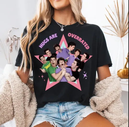 Jonas Brothers Music T-Shirt Vintage Graphic Tee Tour Merch