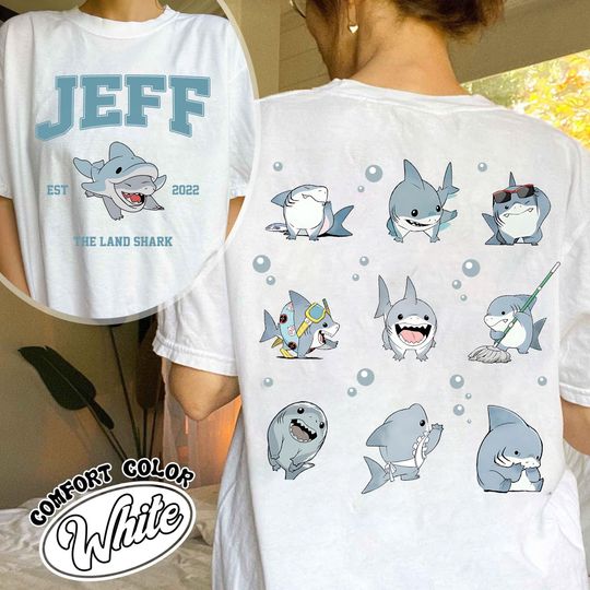 Discover Marvel Rivals PVP Jeff the Land Shark Incognito Dolphin Emotions T-Shirt, Disneyland Family Matching Shirt, MCU Jeff Marvel Rivals Shirt