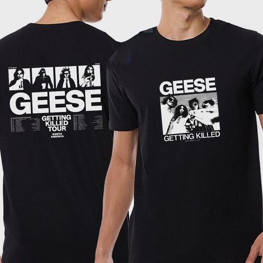Discover Geese Getting Killed Tour 2025 Two-Sided T-Shirt