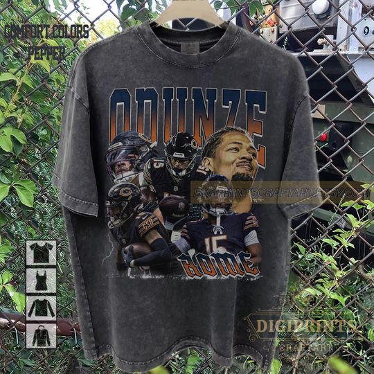 Discover Comfort Colors Odunze Shirt, Odunze Sweatshirt, Chicago Football Shirt, Chicago Football Tshirt, Chicago Football Fan Gifts, Gameday Shirt