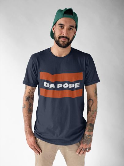 Da Pope Chicago Bears Fan T-Shirt - Windy City Football Gift