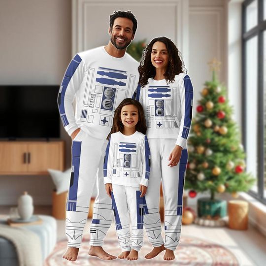 Discover Star Wars R2-D2 Family Pajamas, Disney Movie Matching Pajamas, Disneyworld Christmas Trip, Disneyland Xmas Shirt, Family Matching Pjs