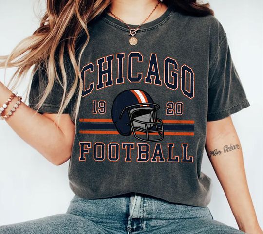 Discover Comfort ColorsChicago Bear shirt, Chicago Football Shirt, Bear Football Tshirt,Chicago Football Fan, Retro Tshirt,Chicago Football Gift
