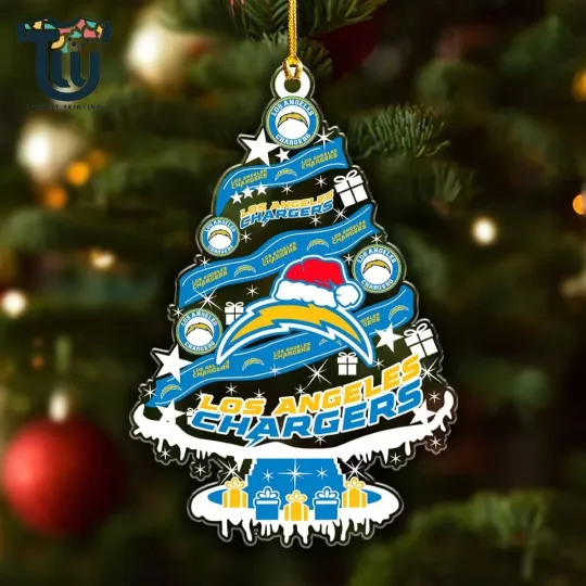 Discover Los Angeles Team Chargers Christmas Ornament, Gifts For Fans
