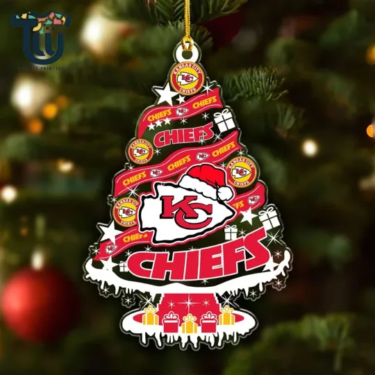 Discover Personalized Kansas City Team Chiefs Christmas Ornament, Gifts For Fans