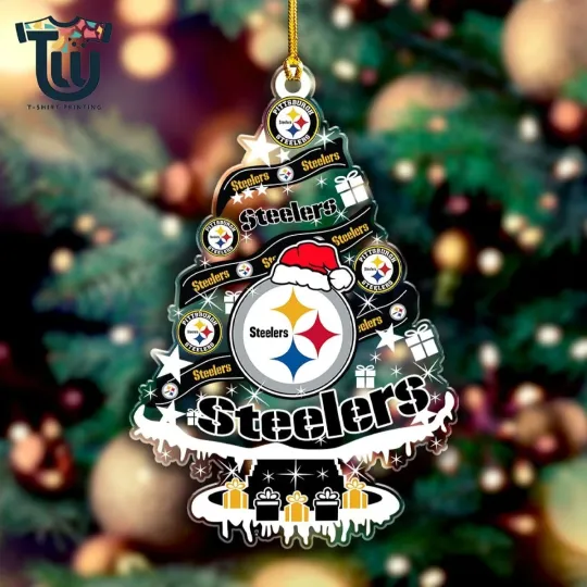 Discover Personalized Pittsburgh Team Steeler Christmas Ornament, Gifts For Fans