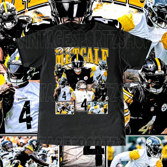 Discover DK Metcalf Shirt - Adult & Kids Sizes Custom Vintage Design Retro Bootleg Style High Quality Pittsburgh Steeler Tee Football Fans