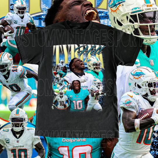 Discover Vintage Tyreek Hill Shirt - Vintage Design Shirt Football Adult and Kids Sizes