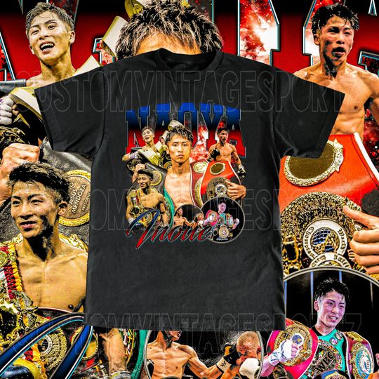 Discover Naoya Inoue Shirt - Vintage Design Boxer Tee Japanese Champion Adult and Kids Sizes