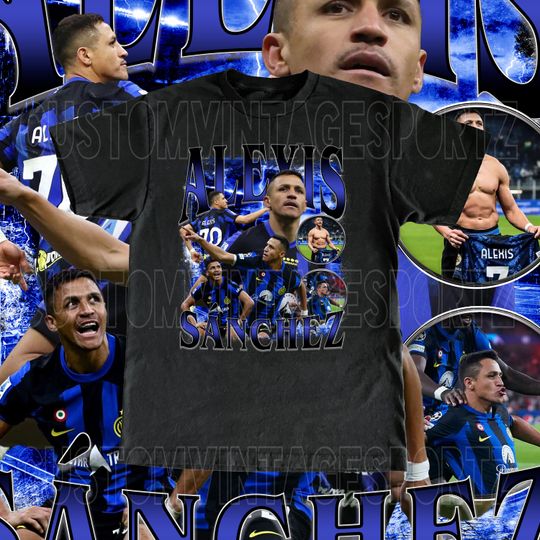 Discover Vintage Alexis Snchez Shirt - Vintage Design Tee Chilean Soccer Player Football Fan Gift Adult & Kids Sizes