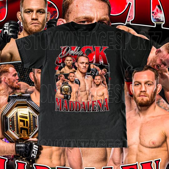 Discover Vintage Jack Della Maddalena Shirt - Vintage Design Tee Adult & Kids Sizes MMA Fan JDM Champion Gift Fighting
