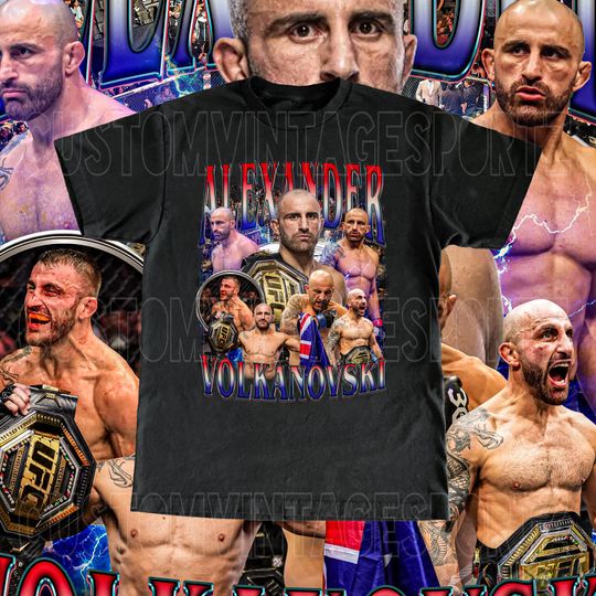 Discover Vintage Alexander Volkanovski Shirt - Vintage Design Volk Tee UFC Fan Gift Idea Fighter MMA