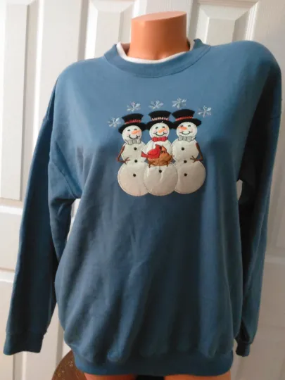 Discover M & C SPORTSWEAR LONG SLEEVE SWEATER UGLY CHRISTMAS SNOW MEN M/D