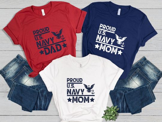 Discover Custom US Navy Family Gift Shirt, Custom Navy Family Basic Training Shirt, Proud Navy Family Custom Graduation Shirt, Proud US Navy Gift Tee