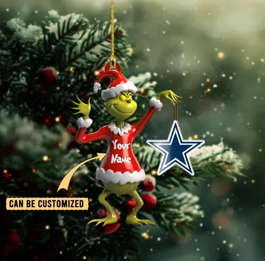 Discover Personalized Dallas Football Team Cowboys Christmas Ornament Holiday Gift