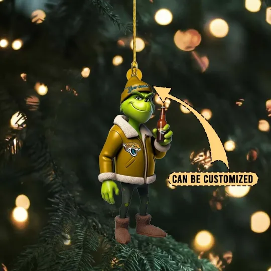 Discover Personalized Jacksonville Football Team Jaguars Christmas Ornament Holiday Gift