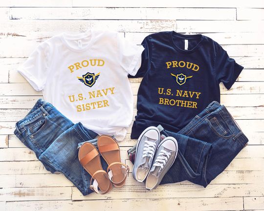Discover Proud Navy Family Shirts: Custom Boot Camp Graduation Tee