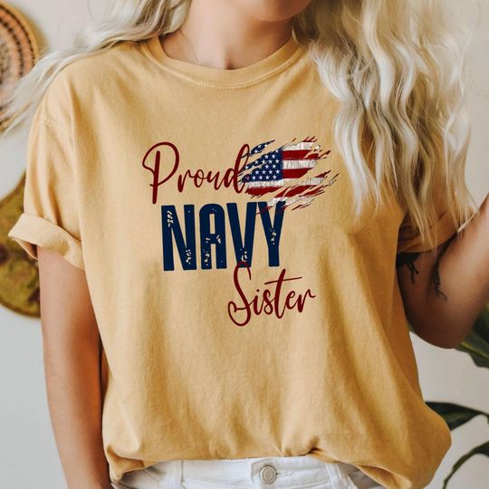 Personalized Proud Navy Family Shirts, Patriotic Family Tees, Custom Navy Shirt, Military Shirt, Custom Boot Camp Graduation Tshirt