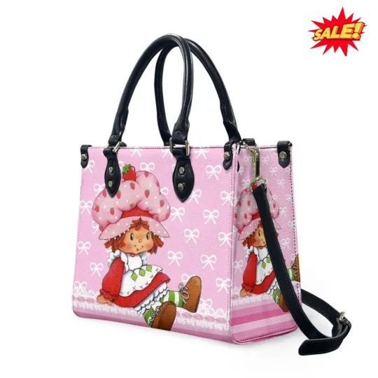 Discover Strawberry Shortcake Leather Handbag