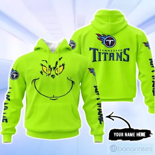 Discover Tennessee funny character Custom Name Titans Hoodie Unisex Neon Green Color