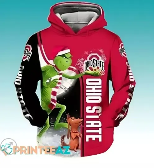 Discover SALE 0hio State funny character Christmas HOODIE 3D All Over Print