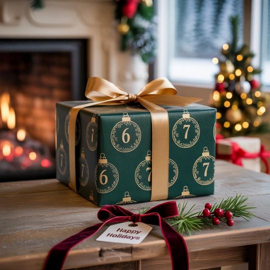 Discover 67 Christmas Wrapping Paper, Funny Teen Holiday Gift Wrap, 6 7 Meme Wrapping Paper, Elegant Christmas Gift Wrap