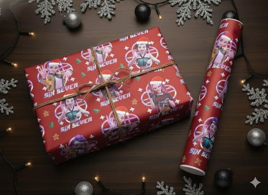 Discover Kpop Demon Hunters Christmas Wrap Papper, Huntrix Christmas, Festive Gift Wrap Papers for Holiday Celebrations, Christmas Wrapping Paper