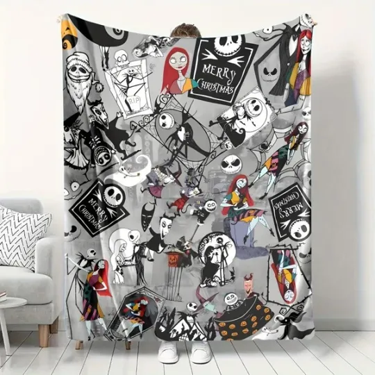 Discover Halloween Ghost Fleece Blanket