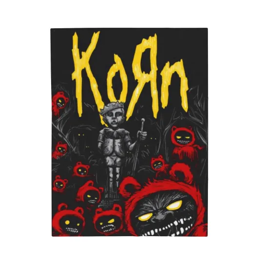 Discover Korn Soft Throw Plush Blanket