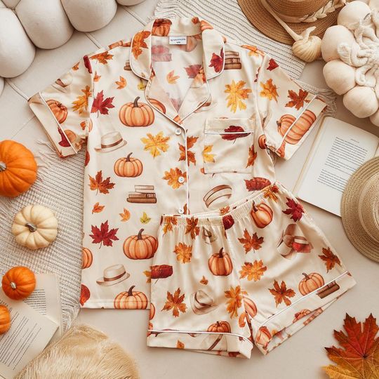 Anne of Green Gables Pajamas, Cozy Fall Aesthetic Pjs, Cozy Season Pjs