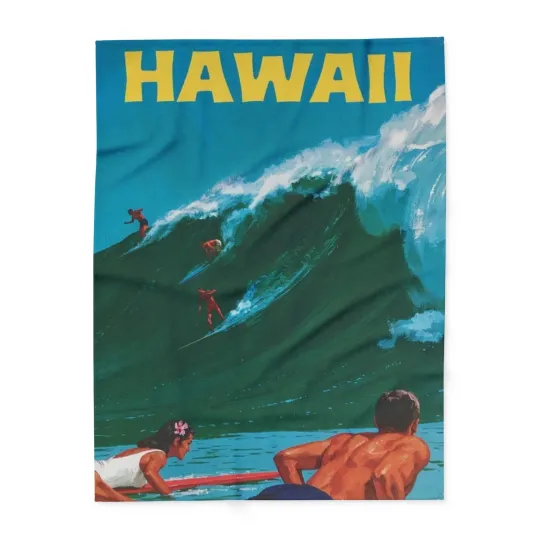 Discover Hawaii Fleece Blanket