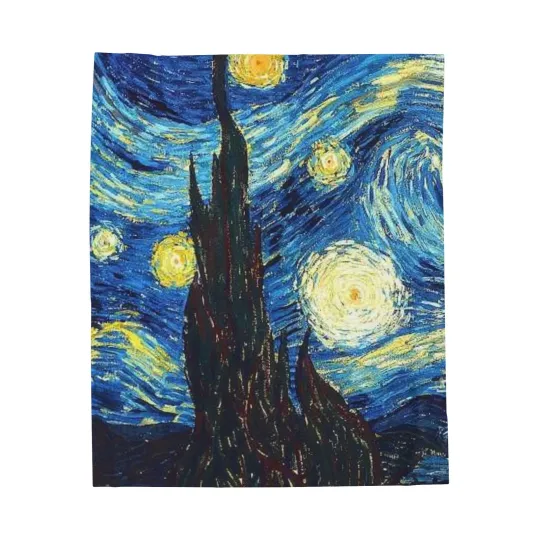 Discover Starry Night Plush Blanket
